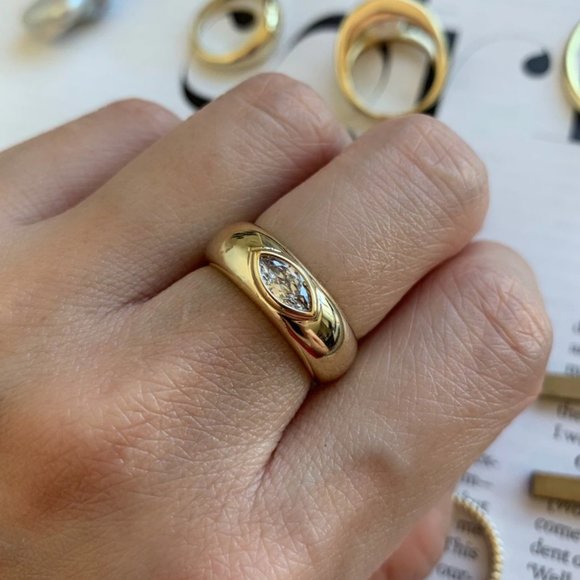 dome chunky ring - Picture 2 of 5